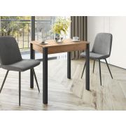 DaVita Обеденный стол Орфей 42.6 (03) Дуб Вотан-Черный