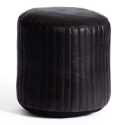 Пуф Secret De Maison TITCH ( mod. 2361 ) кожа буйвола, 42 х 42 х 45 см (42 х 42 х 49 см), черный