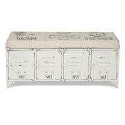 Банкетка Secret De Maison STEEL ( mod. M-14527 ) металл, 120*41*52, белая