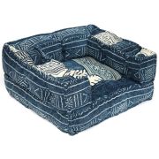 Модуль мягкий кресельный Secret De Maison BASCO (mod. MA-112) cotton Kilim, 80х80х20см, синий