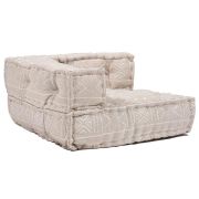 Модуль мягкий угловой Secret De Maison SILESIA (mod. 10086) cotton Kilim, 80х80х43см, бежевый