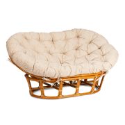 Диван MAMASAN/МАМАСАН 23/02 W /с подушкой/ подушка 182х119 см, 169х102х80 см, Pecan (орех), ткань, Старт