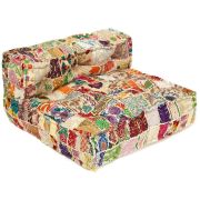 Модуль мягкий со спинкой Secret De Maison FANCY (mod. MA-101) cotton patchwork, 80х80х43см, этнический Patchwork