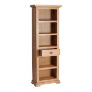 Книжный шкаф Secret De Maison AVIGNON ( mod. PRO-L01-H195 ) дерево акация, 195х70х35см, Натуральный (Brushed Ash color)