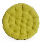 23/01 Матрац для кресла «Папасан» флок , олива, 23, 125х125х15 см