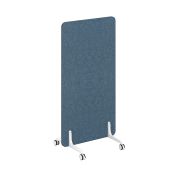 Перегородка на металлических опорах, на роликах 700x26x1470