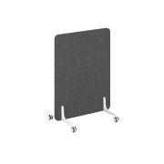 Перегородка на металлических опорах, на роликах 800x26x1125