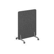 Перегородка на металлических опорах, на роликах 800x26x1125