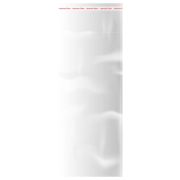 Пакеты БОПП с клеевым клапаном, КОМПЛЕКТ 100 штук, 9х20 + 4 см, 25 мкм, с усиленным швом, BRAUBERG, 700403