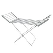 Сушилка для белья напольная, электрическая, раскладная, 3 зоны сушки, алюминиевая, таймер/регулировка темп. 45-70 °С, LAIMA HOME, 700979