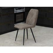 Стул Велюр Престиж (02) Десерт коричневый-Черный