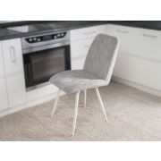 Стул Велюр Престиж (03) Гратта Опал серый-Белый