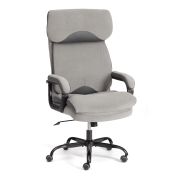 Кресло Duke metal BL велюр, серый, 29/TW-12