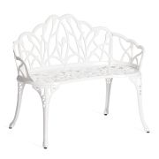 Скамья Secret De Maison Strauss (Штраус) алюминиевый сплав, 99хх56х76см, butter white