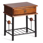 Тумба прикроватная AT-300 48х37х56см, Красный дуб