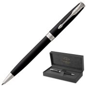 Ручка шариковая PARKER «Sonnet Core Matt Black CT», черный матовый лак, палладий, черная, 1931524