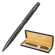 Ручка подарочная шариковая GALANT «NUANCE», корпус оружейный металл, детали оружейный металл, узел 0,7 мм, синяя, 143508