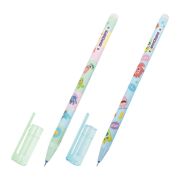 Ручка стираемая гелевая с принтом ЮНЛАНДИЯ «МОНСТРИКИ», СИНЯЯ, корпус ассорти, игольчатый наконечник 0,5 мм, линия 0,35 мм, 144411