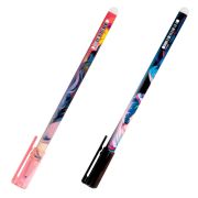 Ручка стираемая гелевая с принтом FUNSTER (ФАНСТЕР) «ANIME», СИНЯЯ, корпус ассорти, игольчатый наконечник 0,5 мм, линия 0,35 мм, 144412