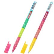 Ручка стираемая гелевая ПИФАГОР «ТАБЛИЦА УМНОЖЕНИЯ», СИНЯЯ, корпус ассорти, игольчатый наконечник 0,5 мм, линия 0,35 мм, 144417