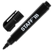 Маркер перманентный с колпачком для вскрытия коробок STAFF «Basic» LOGISTIC PM-150, ЧЕРНЫЙ, 3 мм, 152201