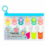 Набор текстовыделителей с топперами 6 ЦВЕТОВ НЕОН, «КОСМО», линия 1-4 мм, FUNSTER (ФАНСТЕР), 152649