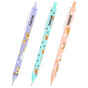 Карандаш механический 0,7 мм с принтом FUNSTER (ФАНСТЕР) «CORGI», корпус soft-touch ассорти, 182060