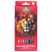 Карандаши цветные KOH-I-NOOR «RED LION» 12 цветов, шестигранные, 2,8 мм, натуральное дерево, 3552/12, 3552012063KS