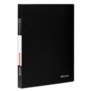 Папка 60 вкладышей BRAUBERG «Office», черная, 0,6 мм, 222637