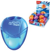 Точилка MAPED (Франция) «I-Gloo», 2 отверстия, с контейнером, ассорти, дисплей, 534756