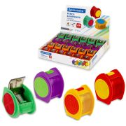 Точилка BRAUBERG «Flash», с контейнером, пластиковая, корпус ассорти, 228472