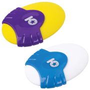 Ластик ЮНЛАНДИЯ «Морские камушки», 48х36х12 мм, цвет ассорти, овальный, пластиковый держатель, 228727