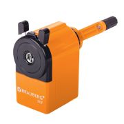 Точилка механическая BRAUBERG «JET», металлический механизм, корпус оранжевый, 229567