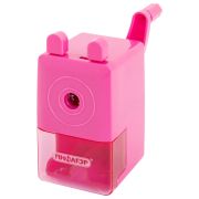 Точилка механическая ПИФАГОР «Study», корпус розовый, 229797