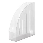 Лоток вертикальный для бумаг BRAUBERG «Energy» (241х85х300 мм), эргономичная форма, прозрачный, 231555