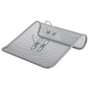 Подставка для календаря большая BRAUBERG «Germanium», металлическая, 57х200х200 мм, серебристая, 231973