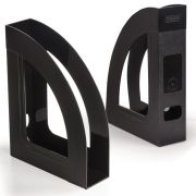 Лоток вертикальный для бумаг «Респект-эконом» (220х290 мм), ширина 70 мм, полипропилен, черный, ЛТВ-30855