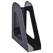 Лоток вертикальный для бумаг «Фаворит» (233х240 мм), ширина 90 мм, черный, ЛТВ-30495