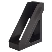 Лоток вертикальный для бумаг BRAUBERG «Basic», 265х100х285 мм, черный, 237009