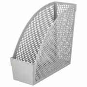 Лоток вертикальный для бумаг STAFF «Profit», 270х100х250 мм, сетчатый, полипропилен, серый, 237252