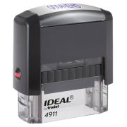 Штамп стандартный «ОПЛАЧЕНО», оттиск 38х14 мм, синий, TRODAT IDEAL 4911 DB-1.2, 161487