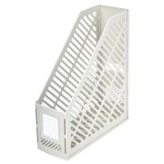 Лоток вертикальный для бумаг BRAUBERG «Office-Expert», 90 мм, сетчатый, сборный, серый, 238020