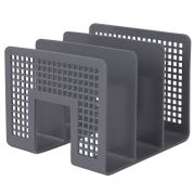 Лоток-сортер для бумаг BRAUBERG «Office-Expert», 3 отделения, 207х212х168 мм, сетчатый серый, 238022