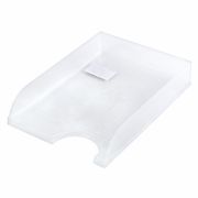 Лоток горизонтальный для бумаг BRAUBERG «Standard», 350х253х65 мм, прозрачный, 238349