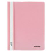 Скоросшиватель пластиковый BRAUBERG «Pastel» А4, 130/180 мкм, персиковый, 270457