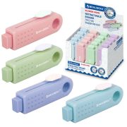 Ластик выдвижной BRAUBERG «Slider Mini», 68х22х13 мм, пастельные цвета ассорти, 271983