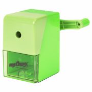 Точилка механическая ЮНЛАНДИЯ «Пастель», для чернографитных и цветных карандашей, корпус зелёный, 272000