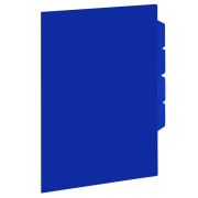 Папка-уголок 3 отделения, жесткая, непрозрачная, А4, BRAUBERG «SPECIAL», синяя, 0,15 мм, 273063