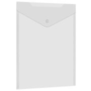 Папка-конверт с кнопкой А4, BRAUBERG «UNIVERSAL», до 100 листов, вертикальная, прозрачная, 0,15 мм, 273075