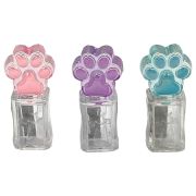 Точилка фигурная «Лапка», стеклянная серия, пластиковая, корпус ассорти, дисплей, CNT, 75067